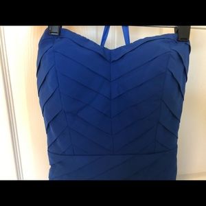Strapless mini cocktail dress